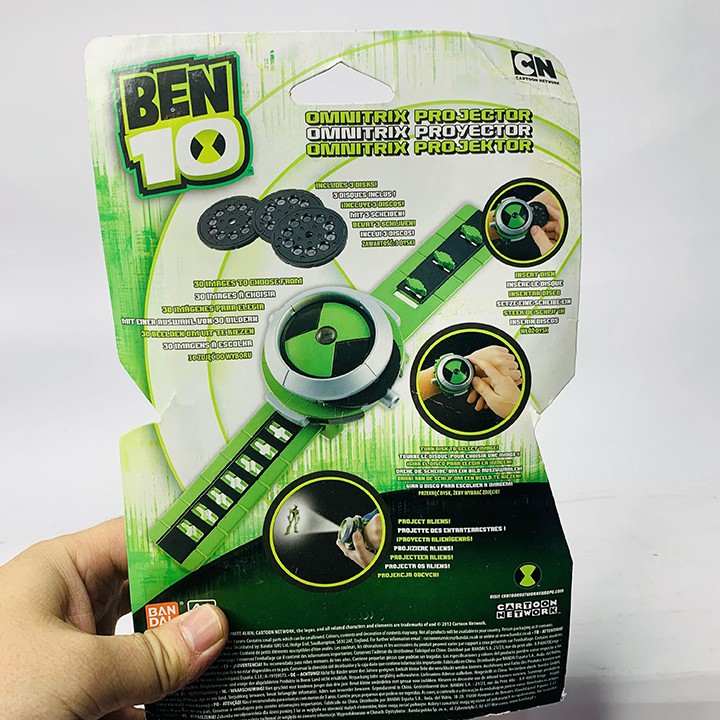 ĐỒNG HỒ BEN10 BANDAI XOAY ĐĨA 24 HÌNH C0125 - ĐỒ CHƠI PHÁT TRIỂN