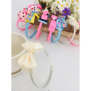 Bờm tóc đính nơ dễ thương cho bé gái ABikids – Giao màu ngẫu nhiên