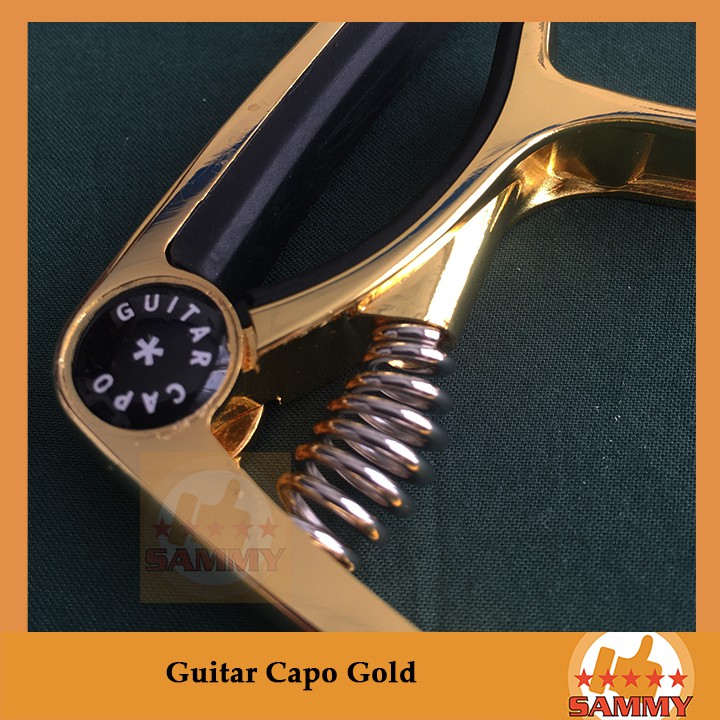 [ĐỦ MÀU] Capo đàn Guitar Acoustic Rock Music - Guitar capo vân gỗ / vàng Gold / Xám / Bạc / Hồng vàng Rose Gold