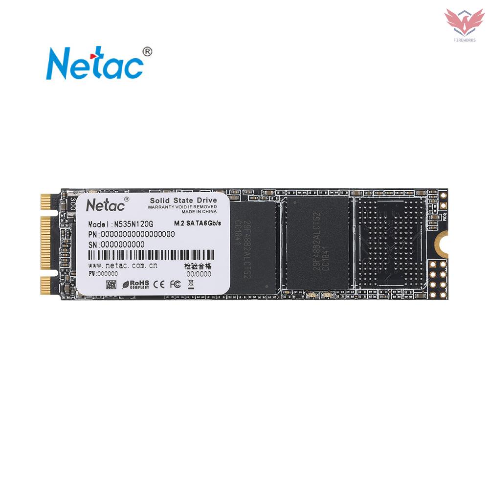 Ổ Cứng Fir Netac N535N M.2 2280 Ssd Sataiii 6gb / S 120gb Pcie Gen3 3d Mlc / Tlc Nand Flash Drive