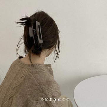 Kẹp tóc Acrylic màu sắc đơn giản thời trang Hàn Quốc