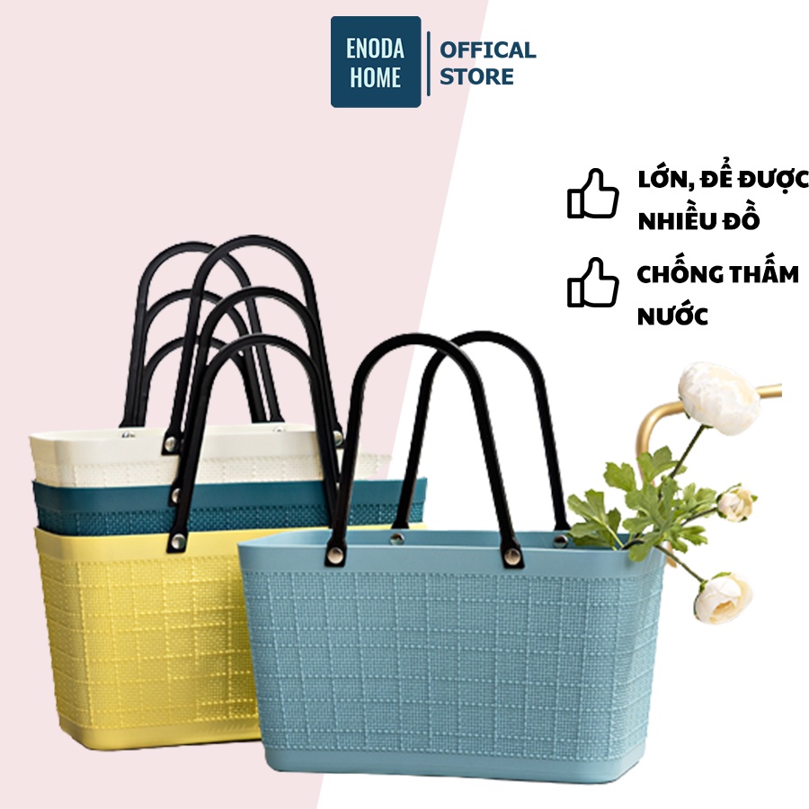Giỏ Đựng Đồ Đa Năng, Giỏ Đi Chợ Enoda Home Chống Nước Nhiều Màu M100