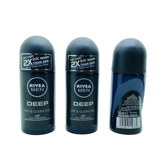 Lăn ngăn mùi nivea men than hoạt tính 50ml mới