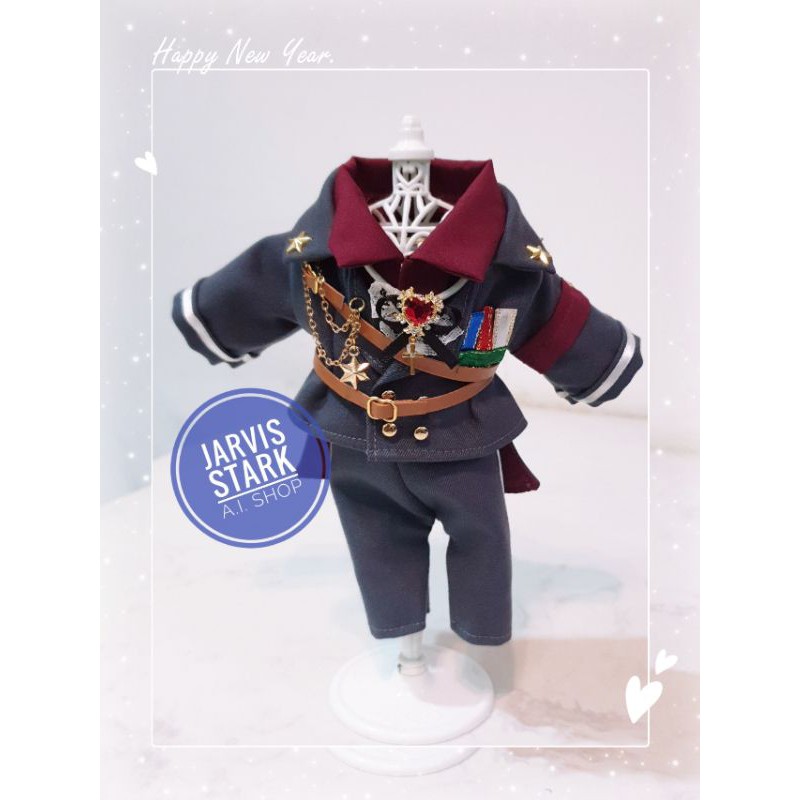 Quần áo búp bê QUÂN PHỤC DOLL IDV/15/20CM