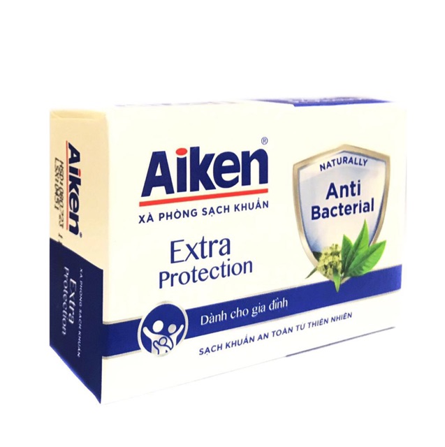 Xà bông cục sạch khuẩn Aiken 90g