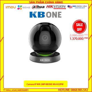 [GIÁ RẺ NHẤT]Camera IP Wifi KBONE KN-H22PW  2MP chuyển động thông minh hỗ trợ thẻ nhớ bảo hành 2 năm