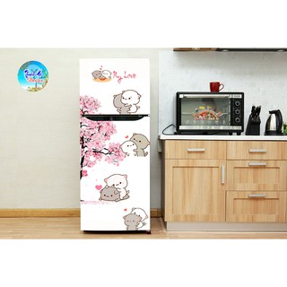 Giấy dán - decal dán tủ lạnh chất liệu cao cấp