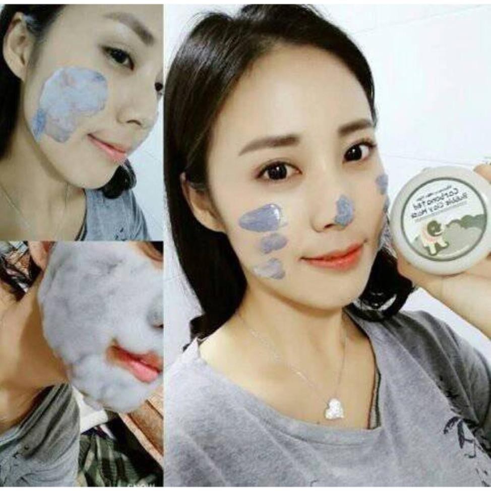 Mặt nạ sủi bọt thải độc bì heo Carbonated Buble Clay mask Bioaqua nội địa Trung -MN76-A03T2