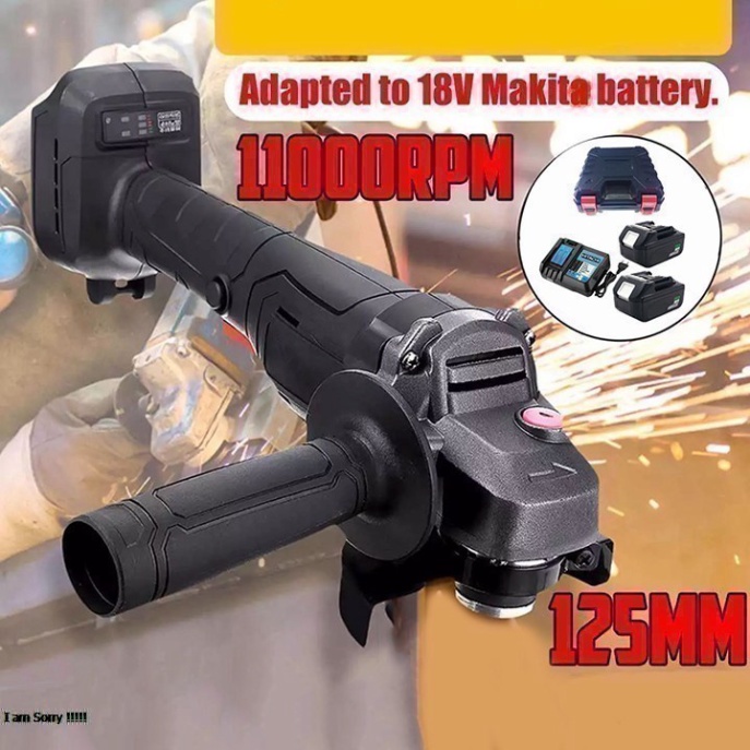 Máy mài góc, máy cắt pin Hitachi, Lõi Đồng - Máy mài góc không chổi than