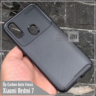 Ốp lưng Xiaomi Redmi 7 chống sốc Carbon Auto Focus