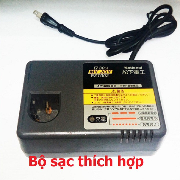 Gói cell pin mới Ni-Cd 9v6 1500mAh - National