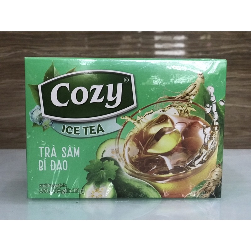 Trà Hoà Tan Bí Đao Cozy Hộp 270g (18 gói *15g)