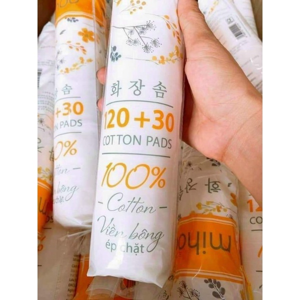Bông tẩy trang Mihoo 150 miếng