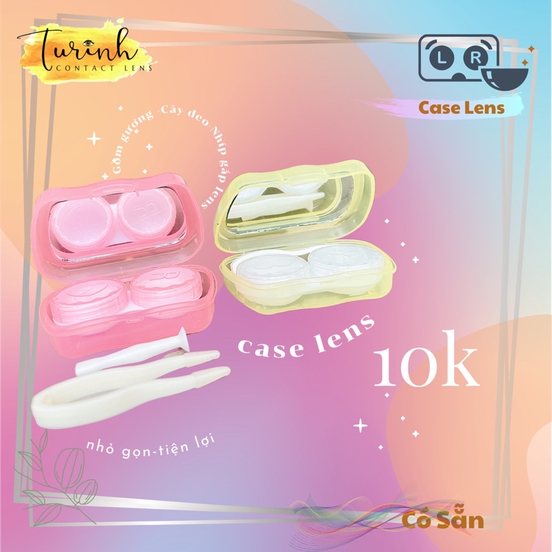 Khay gương dụng cụ kèm cây đeo và nhíp gắp Lens