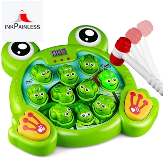 Whack-A-Frog Game Toddler Toys with 2 Hammers for Baby, Early Learning Durable Pounding Toy for Kids Ages 2-8 Boys Girls