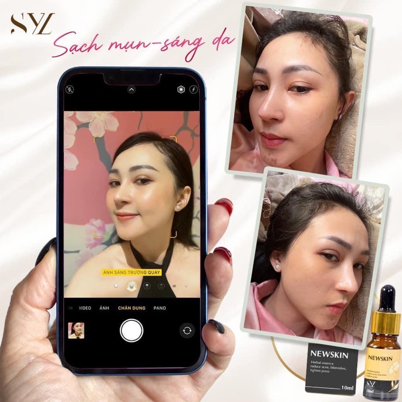 Tinh chất serum kén tằm Newskin Simming Sylic ngăn ngừa mụn chuyên sâu