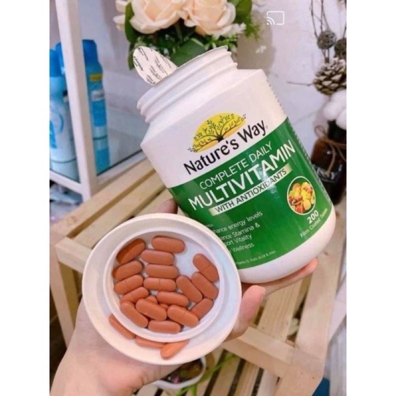 Vitamin Tổng Hợp Và Tảo Biển Nature’s Way 200 Viên