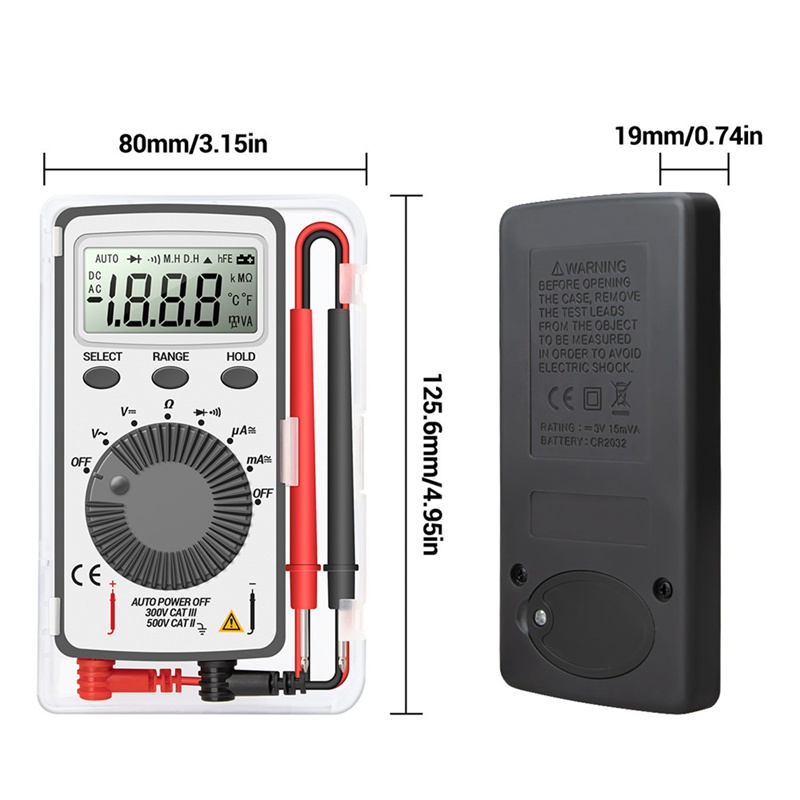 Vạn Năng Kế ANENG AN101 Mini Kỹ Thuật Số Chuyên Nghiệp