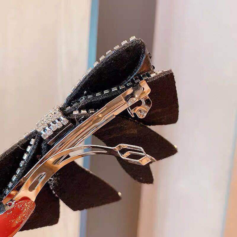 Kẹp Tóc Đính Đá Kim Cương Toàn Bộ Phong Cách Hàn Quốc Cao Cấp