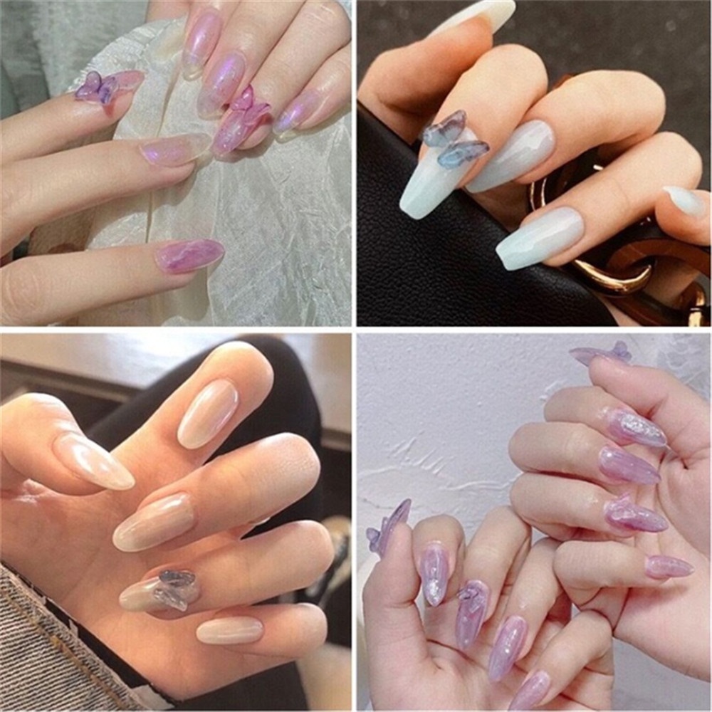 Set 40 Phụ Kiện Trang Trí Móng Nghệ Thuật Hình Bướm 3D Nhiều Màu Sắc | BigBuy360 - bigbuy360.vn
