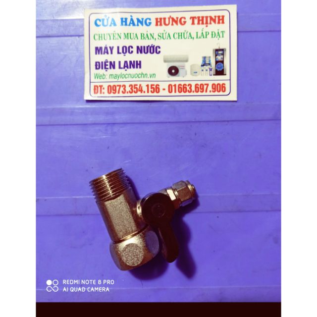 Khoá chia nước đúc phi 21ra dây phi 6