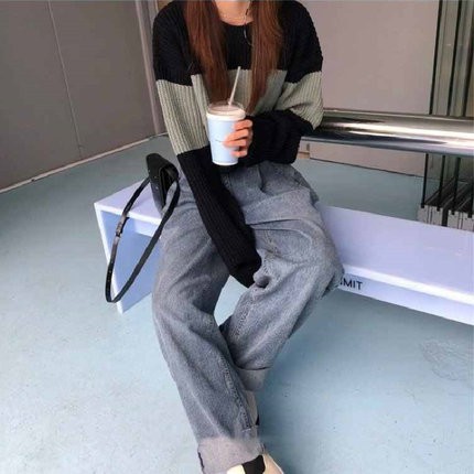 [003-ORDER] ÁO LEN CROPTOP HỌA TIẾT KẺ NGANG KIỂU DÁNG MỚI LẠ SÀNH ĐIỆU | BigBuy360 - bigbuy360.vn