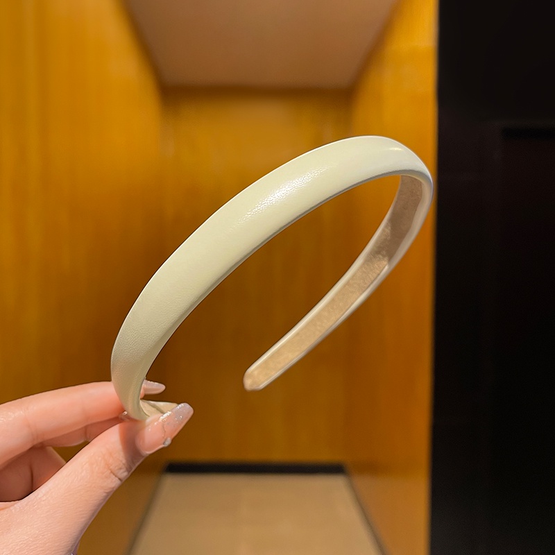 Dây Buộc Tóc Bằng Da pu Màu Kẹo Đơn Giản Đa Năng Thời Trang Mùa Hè Dành Cho Bạn Nữ