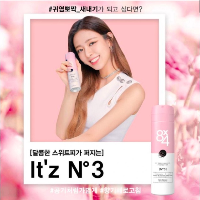 Xịt khử mùi nam nữ 8x4 Đức cùng Itzy, mồ hôi cơ thể, xịt body nách, chân tay - Shop Viloet