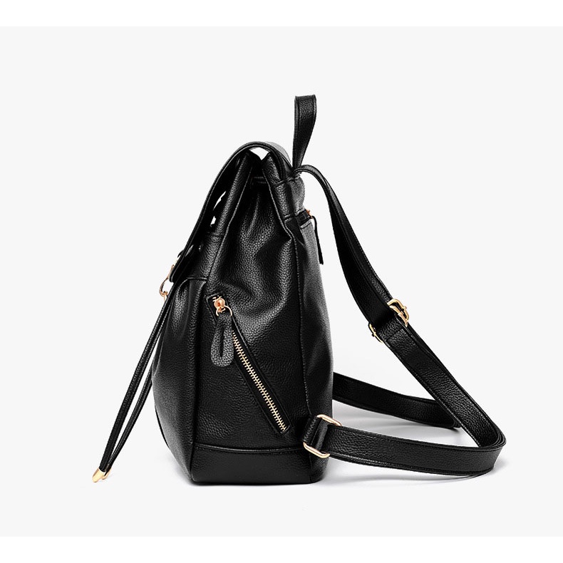 Balo da CHUWANGLIN phối khóa đơn giản xinh xắn dành cho nữ