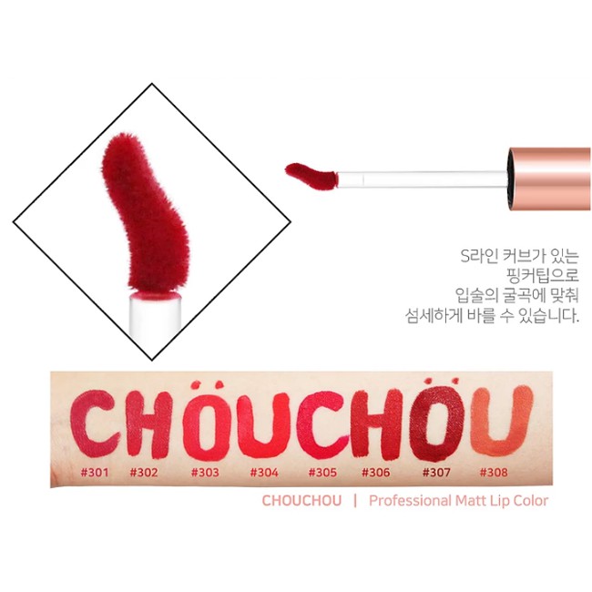 Son Kem Lì Chou Chou Professional Matt Lip Color