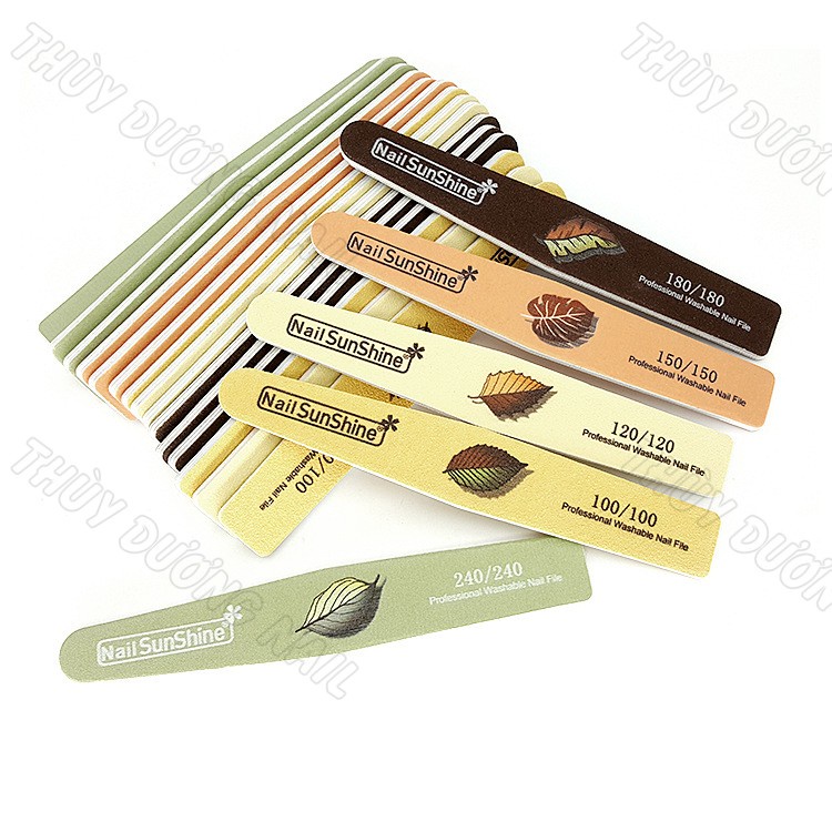 Dũa móng dạng thanh SunShine hình thang, 2 mặt nhám - 5 độ nhám lựa chọn
