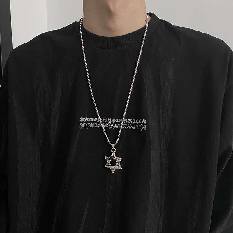 vòng cổ Thép Titan Phong Cách Hip Hop Đường Phố Cho Nam Và Nữ