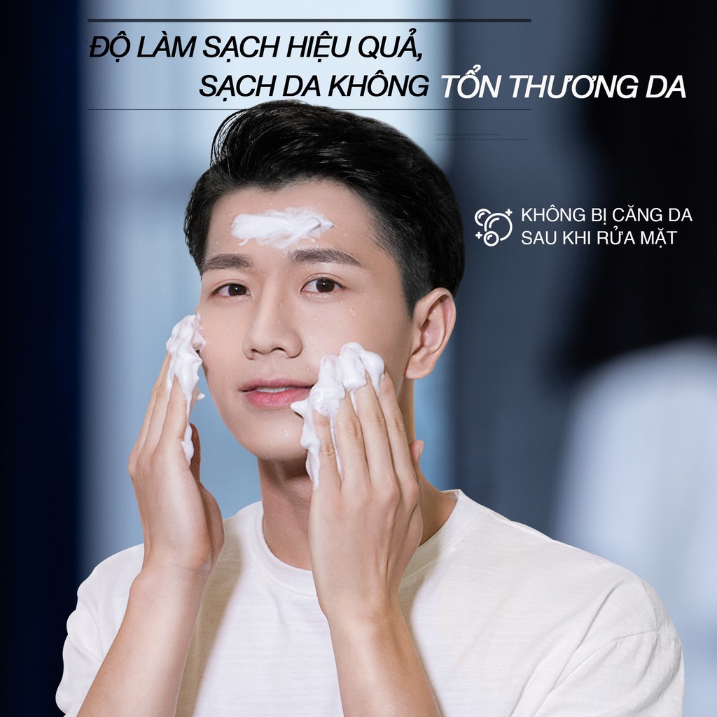 Sữa Rửa Mặt Trắng Da BLUEMAN Làm Sạch, Dưỡng Ẩm Dịu Nhẹ 170ml ZL128