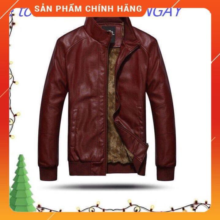 Áo Khoác Da Giá Rẻ Cao Cấp 2 Lớp Dày Cao Cấp áo khoác da hàn quốc nam