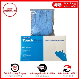Găng tay y tế nitrile không bột màu xanh - găng tay nbr siêu bền
