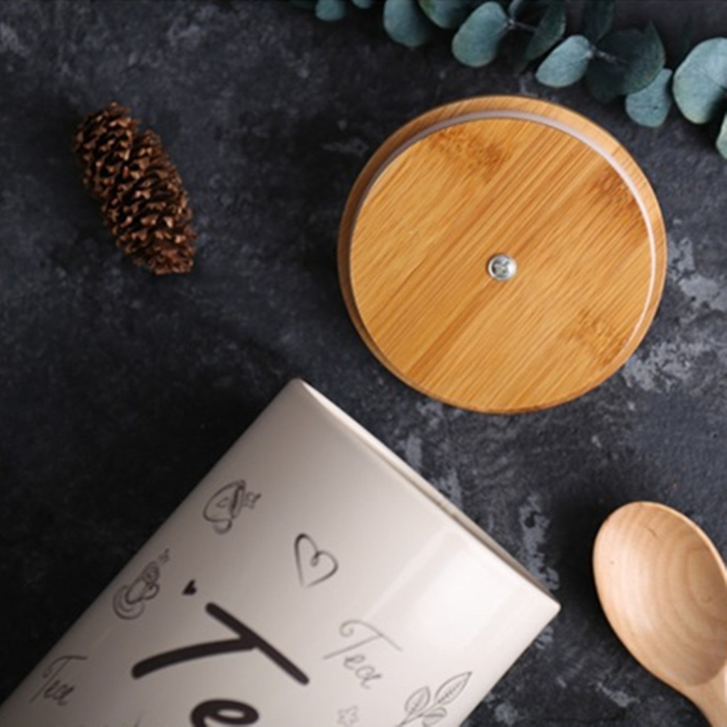 Set 3 hũ đựng trà cà phê đường phong cách Vintage cho nhà bếp | BigBuy360 - bigbuy360.vn