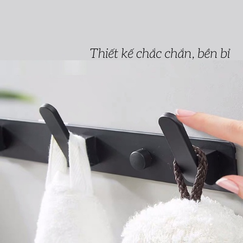 Thanh Treo Quần Áo, Móc Treo Đồ Găn Tường Chịu Lực Tốt  Dùng Cho Nhà Tắm, Nhà Bếp, Đèn Duy Thắng