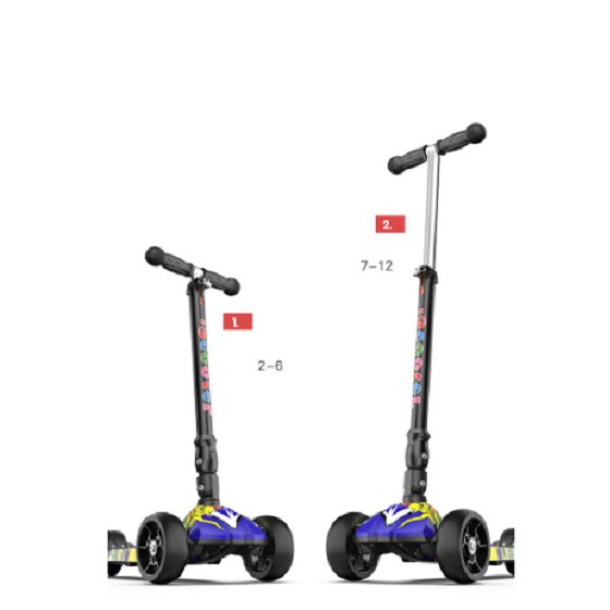 [Trợ giá] Xe Trượt Scooter Có Đèn Led Khung Sắt