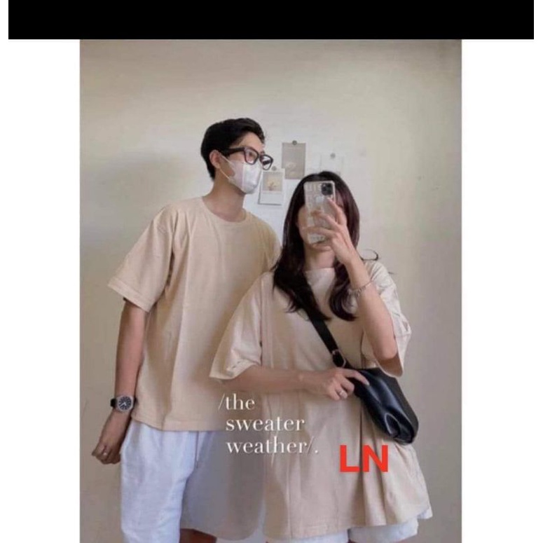 Áo phông trơn tay lỡ dành cho cả Nam và nữ nhiều màu lựa chọn