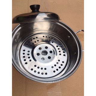 NỒI HẤP INOX- 20CM KÈM XỬNG HẤP