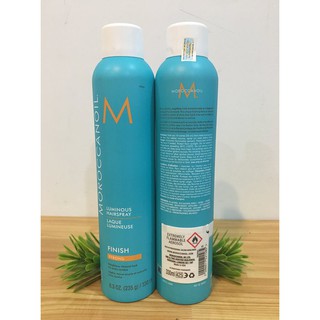 Gôm xịt giữ nếp tóc linh hoạt Moroccanoil Finish Strong 330ml