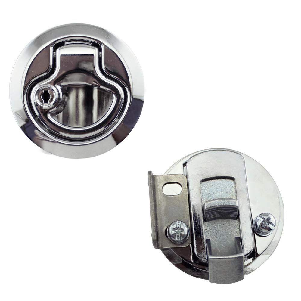 Bộ 1 Chốt Khóa Cửa Xe Hơi / Garage Bằng Hợp Kim Kẽm Tiện Dụng