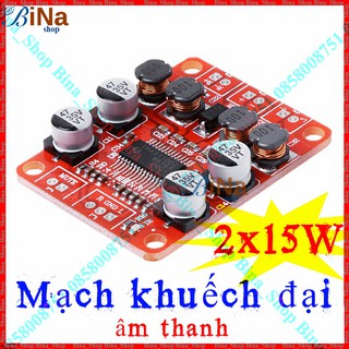 Mạch khuếch đại âm thanh 2x15W 8~26V