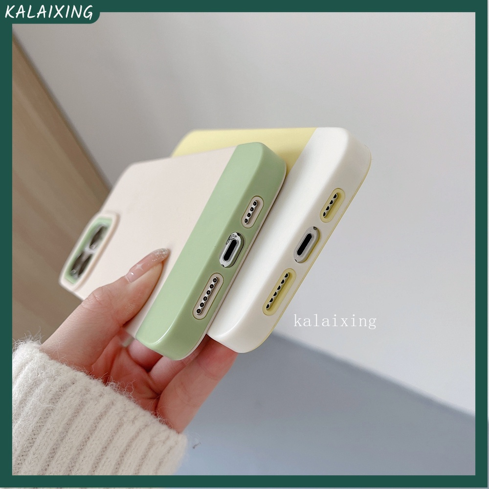 Ốp Điện Thoại Mềm Hình Vuông Nhiều Màu Cho iPhone X Xs Max XR 13 Pro Max 12 11