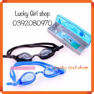 👓Kính bơi Hàn Quốc hiệu Phoenix PN 203 chống mù, có nút tai và kèm hộp - Lucky Girl shop