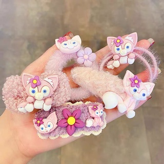 Set kẹp tóc cột tóc hoạt hình hồ ly dễ thương phong cách hàn quốc cho bé gái
