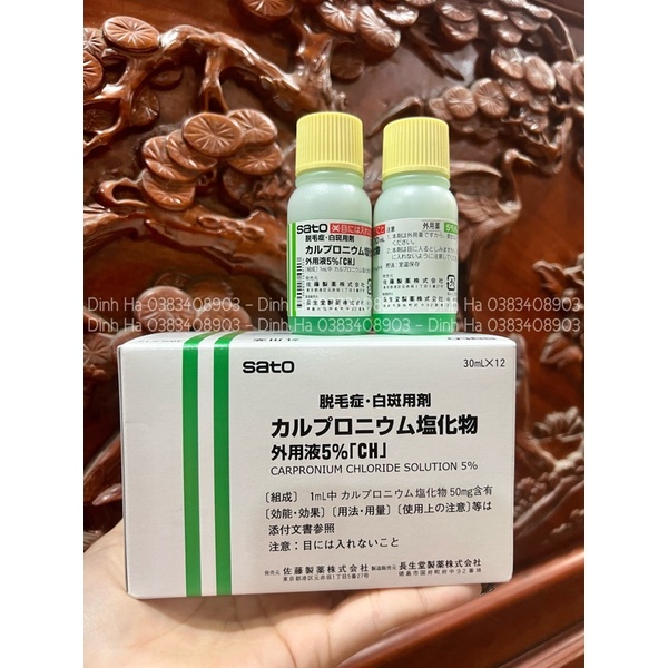 SATO mọc tóc Nhật Bản 30ml Date 2024