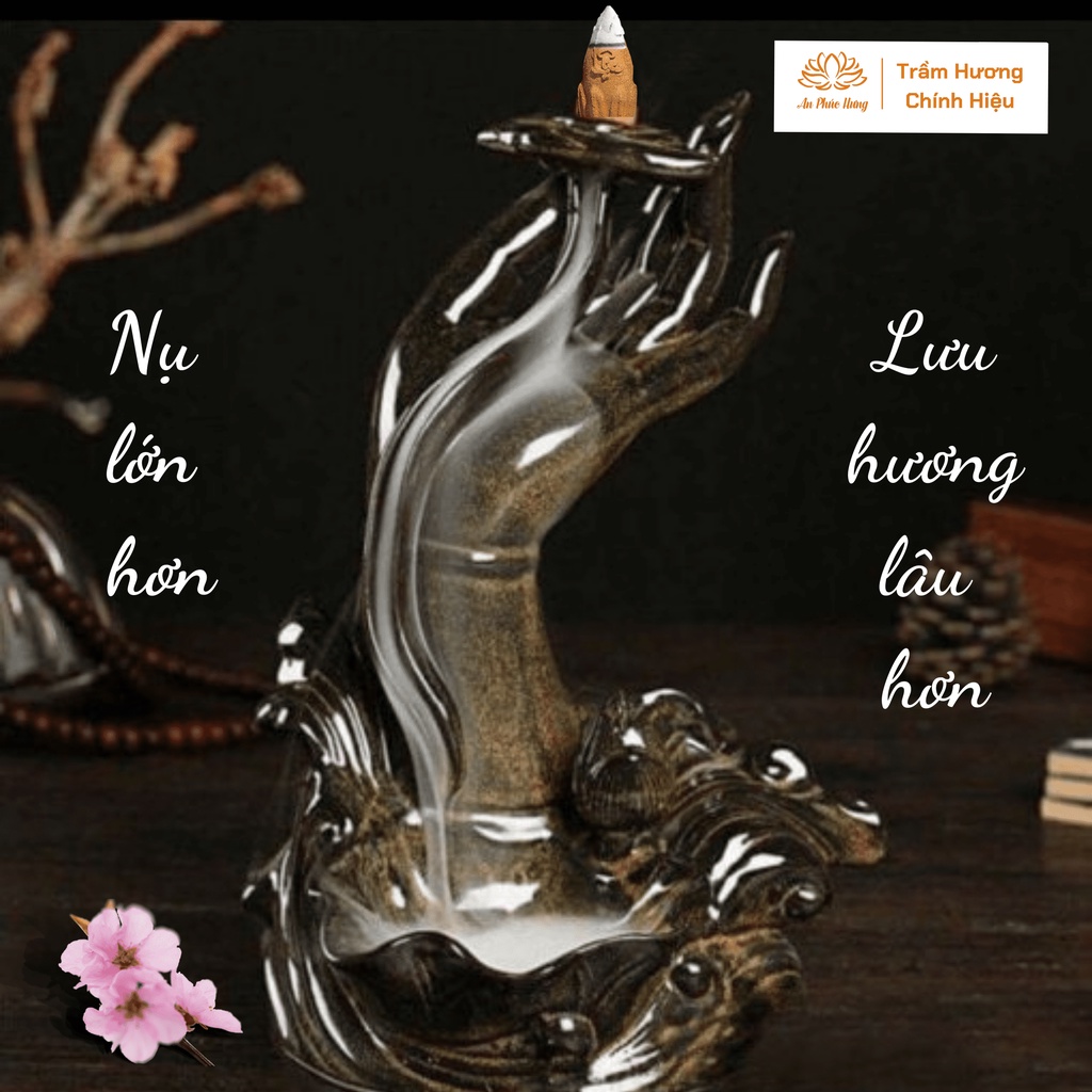Trầm hương - Nụ trầm hương cao cấp khói ngược hương tự nhiên 100% không hóa chất ĐUỔI MUỖI VÀ CÔN TRÙNG