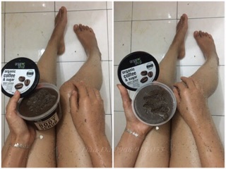 Tẩy da chết body Cafe