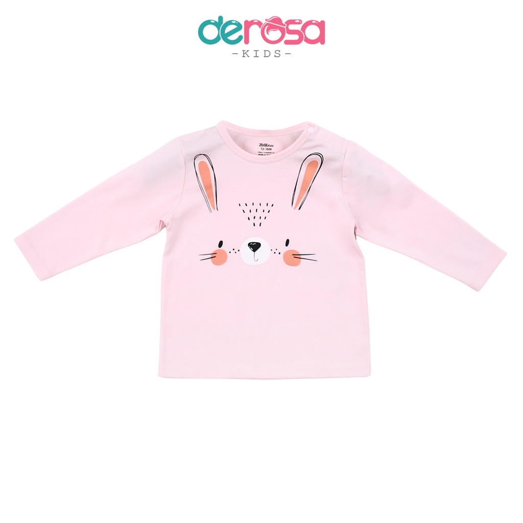 Áo thu đông cotton dài tay cho bé DEROSA KIDS | 6 - 24 tháng AWBB114A